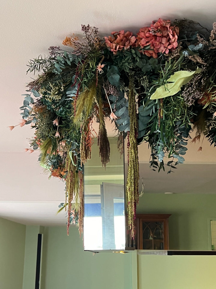 Le Georges — Le Bouscat — décoration florale restaurant — Âme Bordeaux fleuriste
