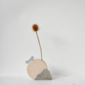 PETIT VASE ROND MOUCHETÉ by ANNA BEAM (SOLDES) - photo 1
