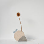 PETIT VASE ROND MOUCHETÉ by ANNA BEAM (SOLDES) - photo 1
