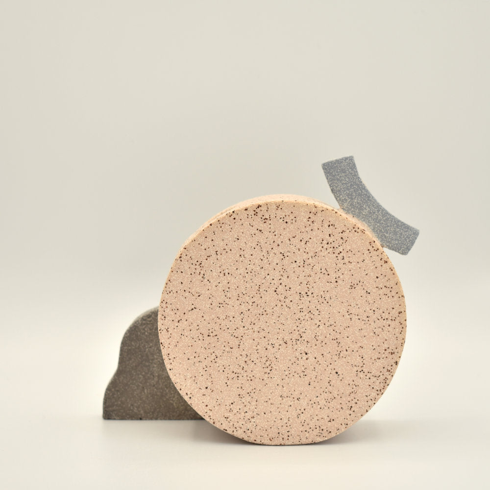 PETIT VASE ROND MOUCHETÉ by ANNA BEAM (SOLDES) - photo 2