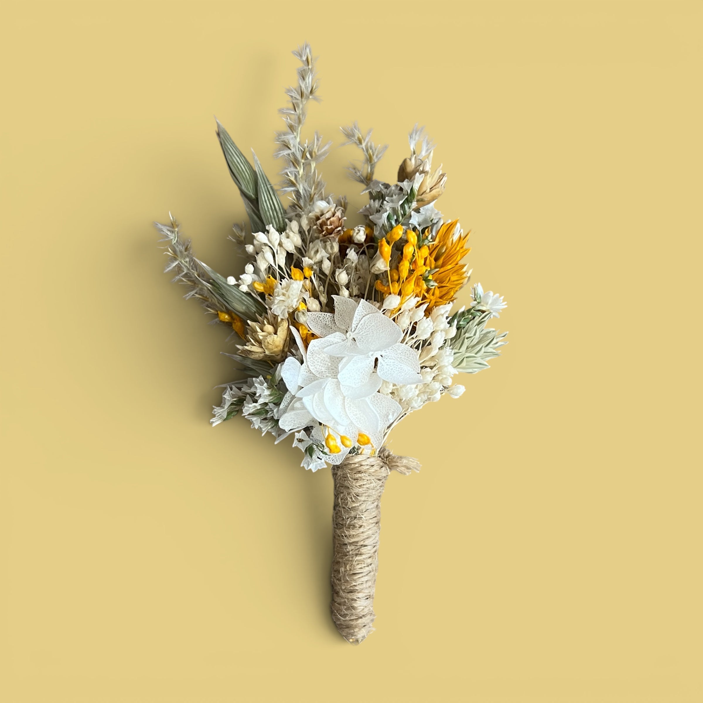 Boutonnière Fleurs Séchées