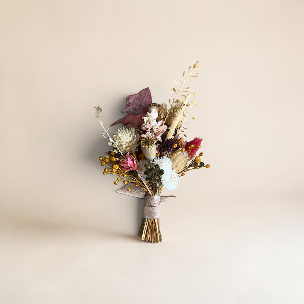 Boutonnière Fleurs Séchées