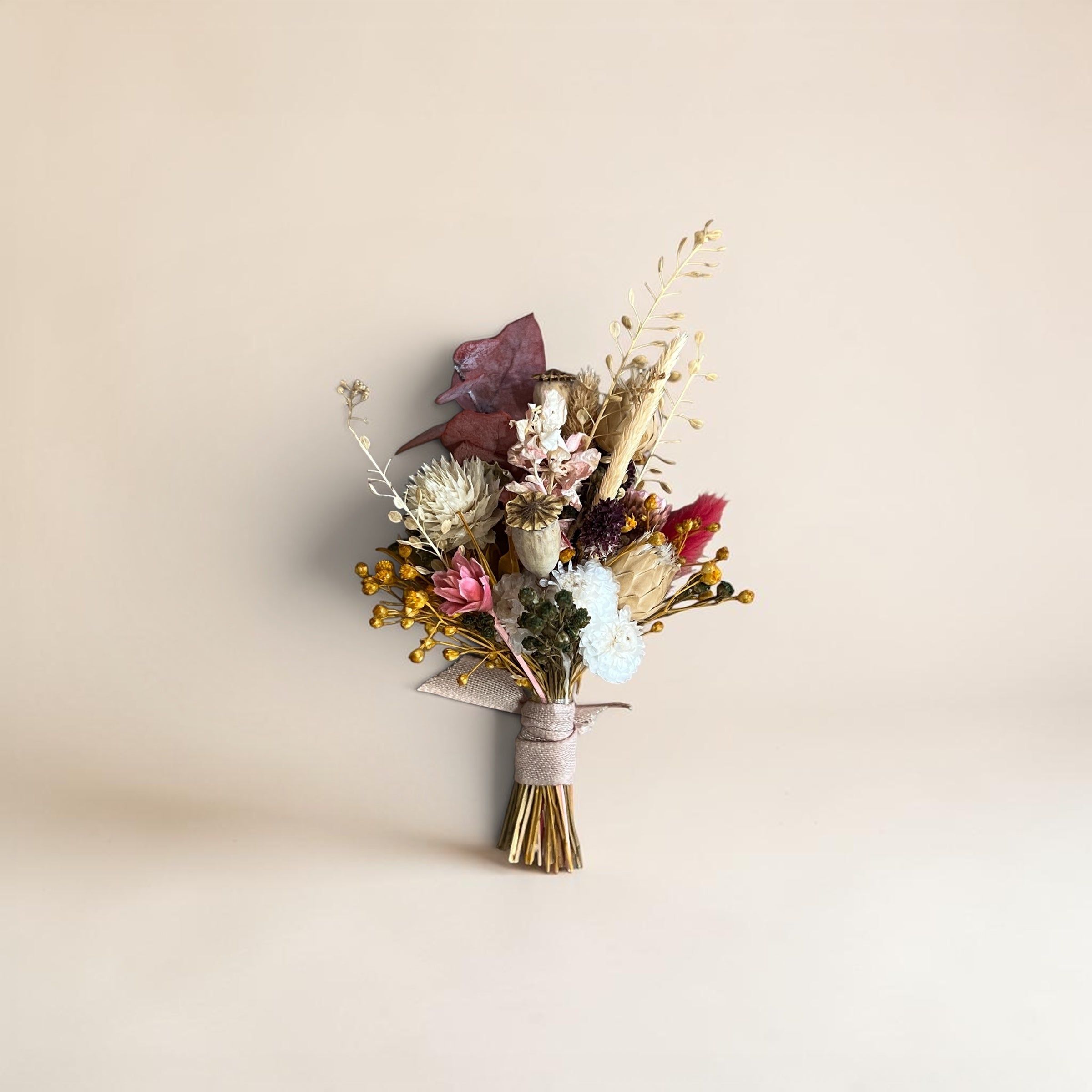 Boutonnière Fleurs Séchées