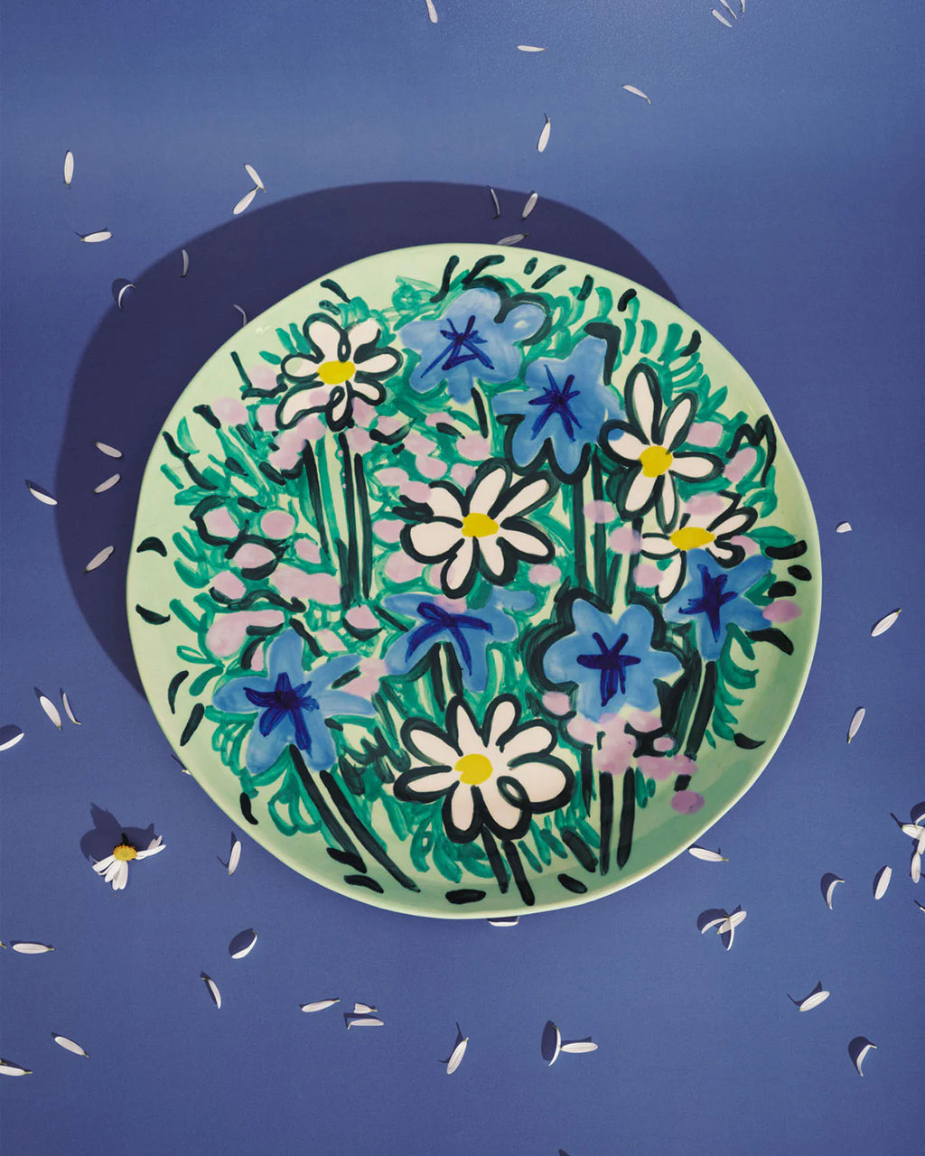 Plat de service fleurs by Nel Maertens X Serax