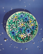 Plat de service fleurs by Nel Maertens X Serax