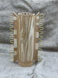 VASE TERRE MÊLÉE ET LAITON by LEOMIH - photo 1