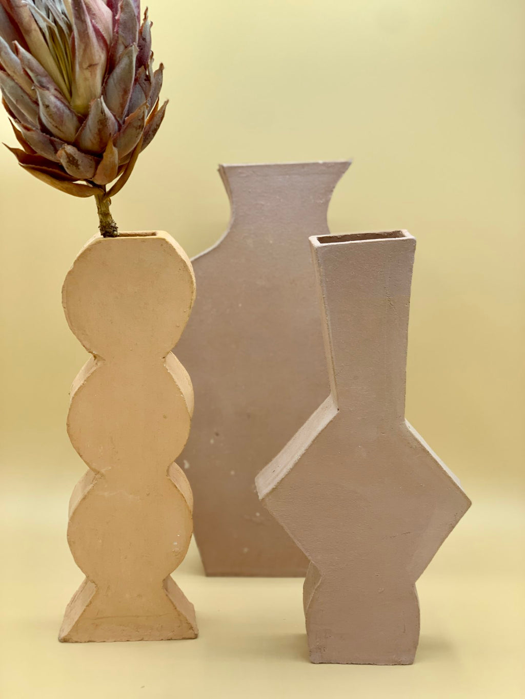 Vase  trois cylindres terracotta by Roxane Lhéoté (SOLDES) - photo 5