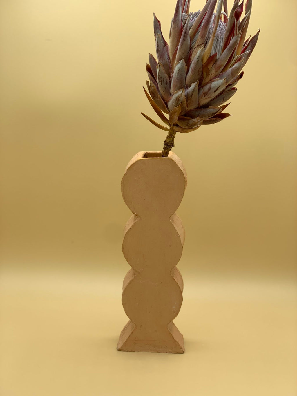 Vase  trois cylindres terracotta by Roxane Lhéoté (SOLDES) - photo 4