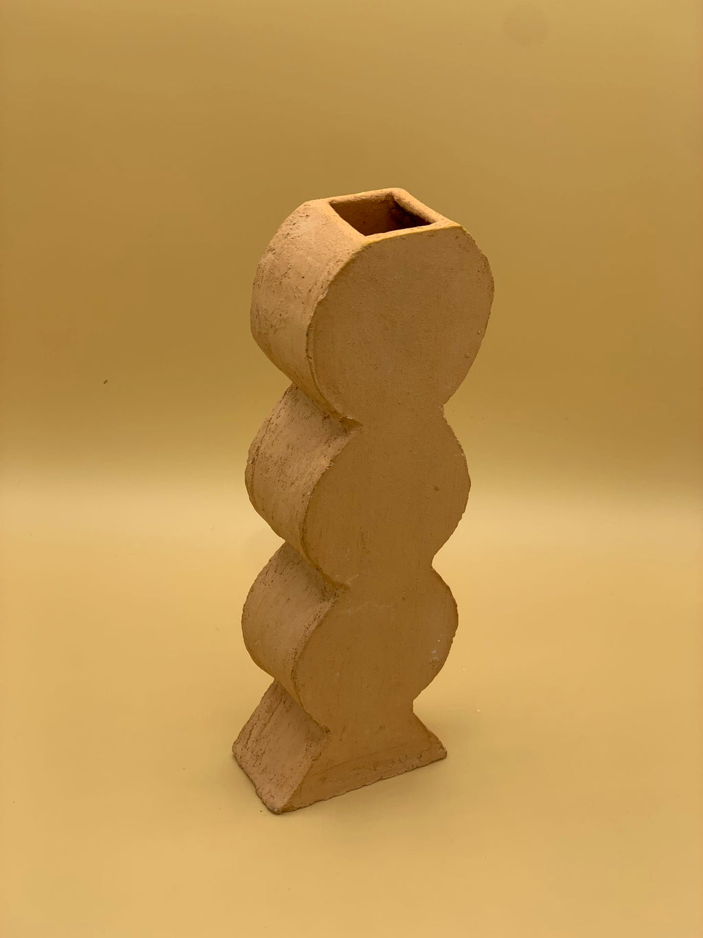 Vase  trois cylindres terracotta by Roxane Lhéoté (SOLDES) - photo 3