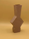 Vase polygone terra rose by Roxane Lhéoté (SOLDES) - photo 1