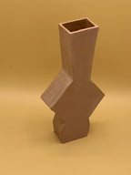 Vase polygone terra rose by Roxane Lhéoté (SOLDES) - photo 3
