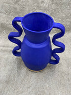 VASE BLEU WIGGLE ARMS by SOPHIE ALDA - photo 6