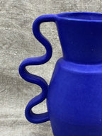 VASE BLEU WIGGLE ARMS by SOPHIE ALDA - photo 3