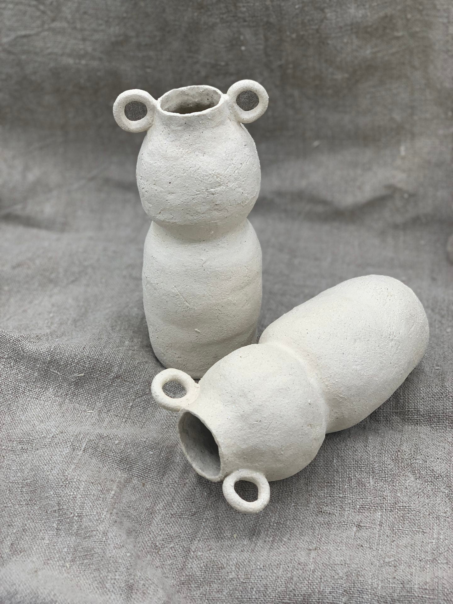 VASE EN GRÈS BLANC by CAMILLE ESNÉE (SOLDES) - photo 2