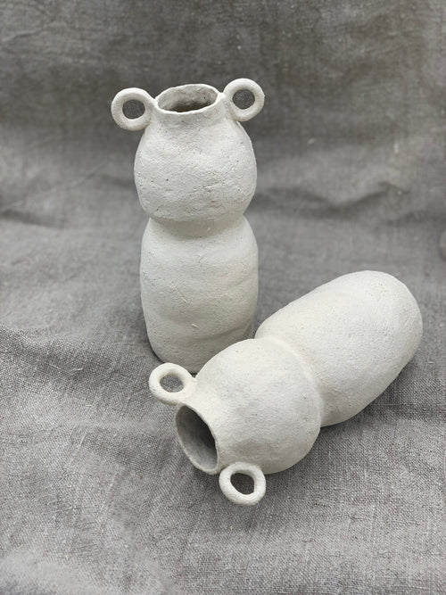 VASE EN GRÈS BLANC by CAMILLE ESNÉE (SOLDES) - photo 2