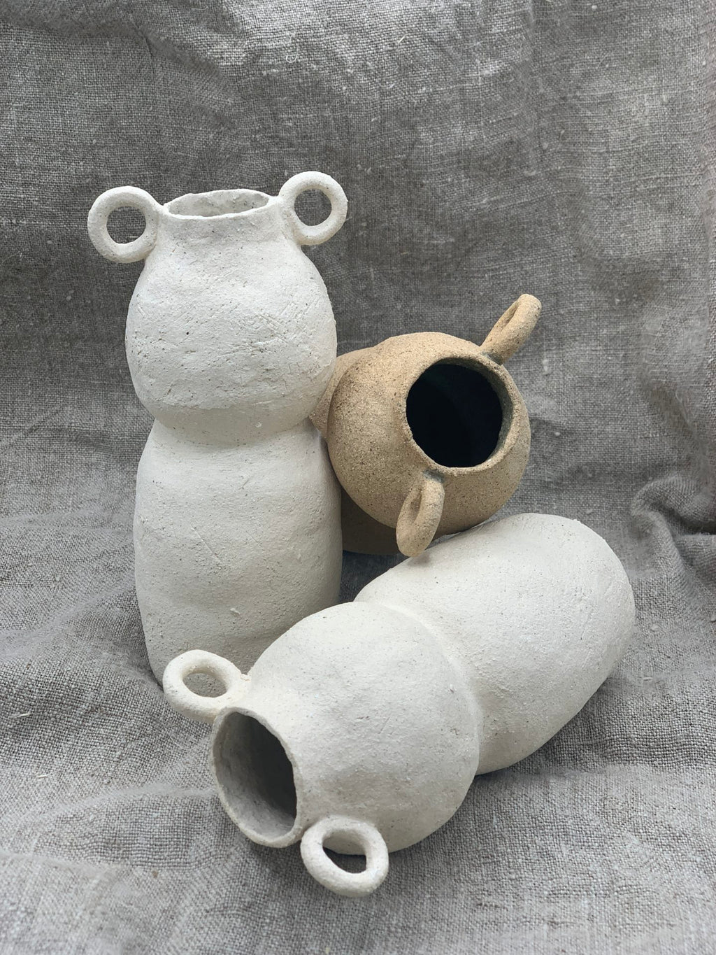 VASE EN GRÈS BLANC by CAMILLE ESNÉE (SOLDES) - photo 4