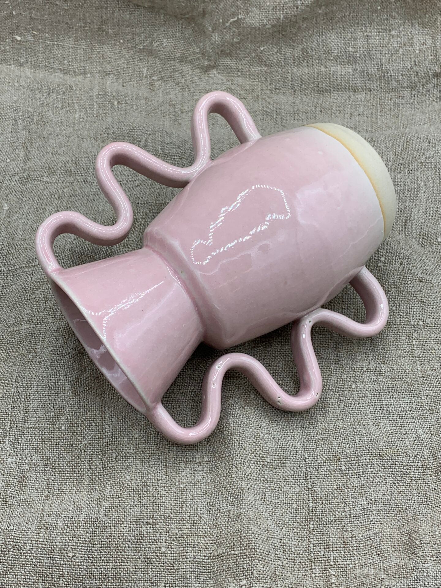 VASE ROSE WIGGLE ARMS by SOPHIE ALDA - photo 2