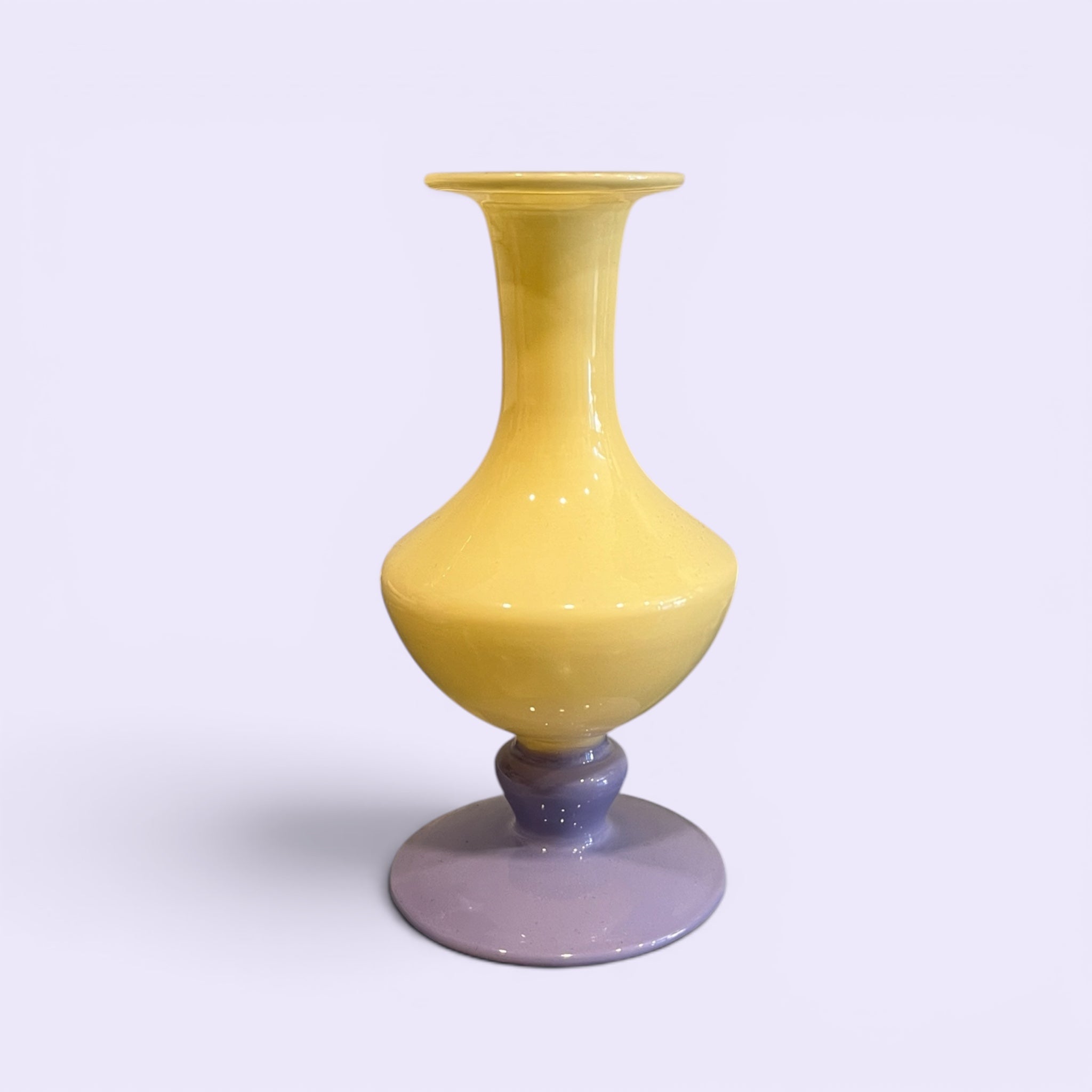 Petit vase en verre bicolore by Amabro