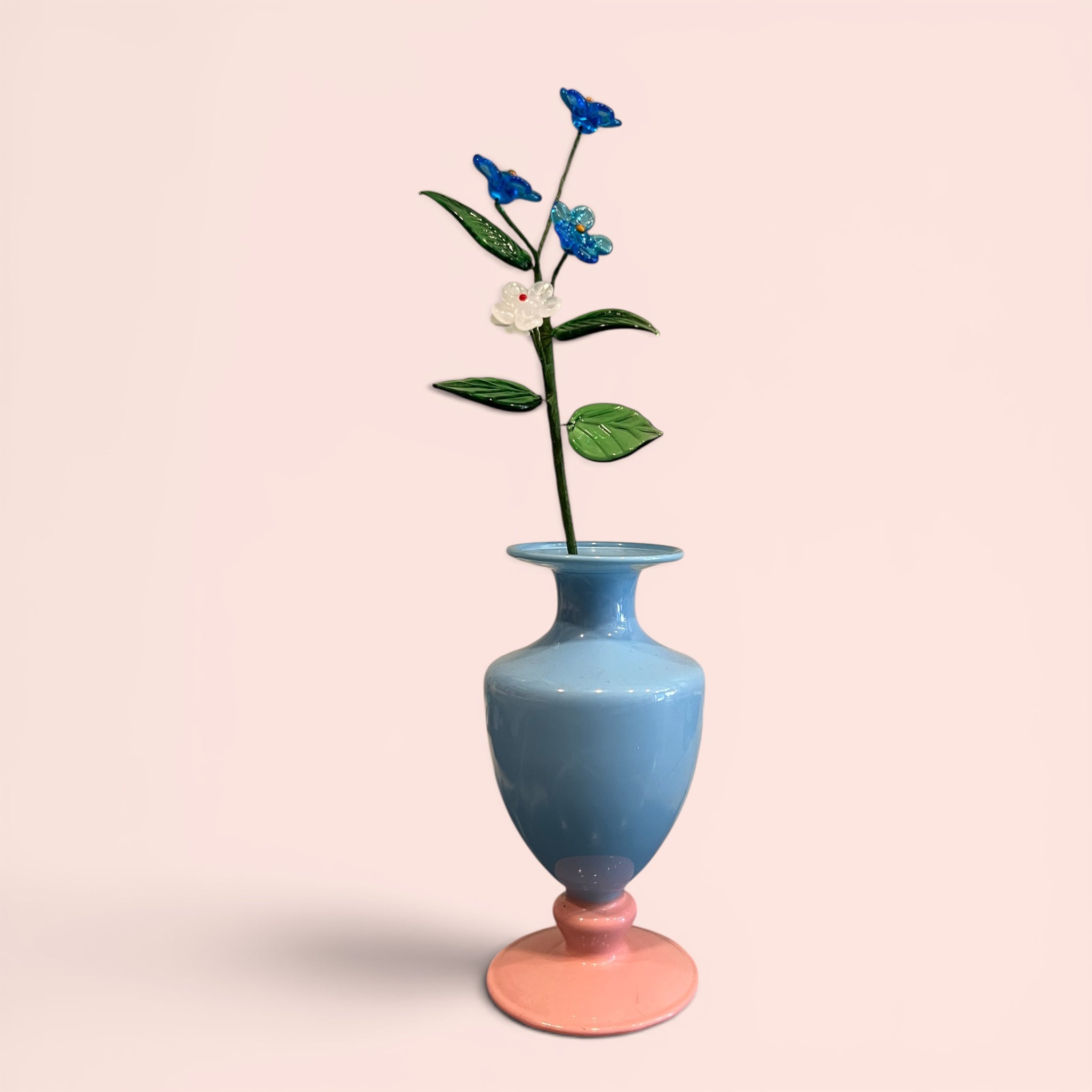 Petit vase en verre bicolore by Amabro