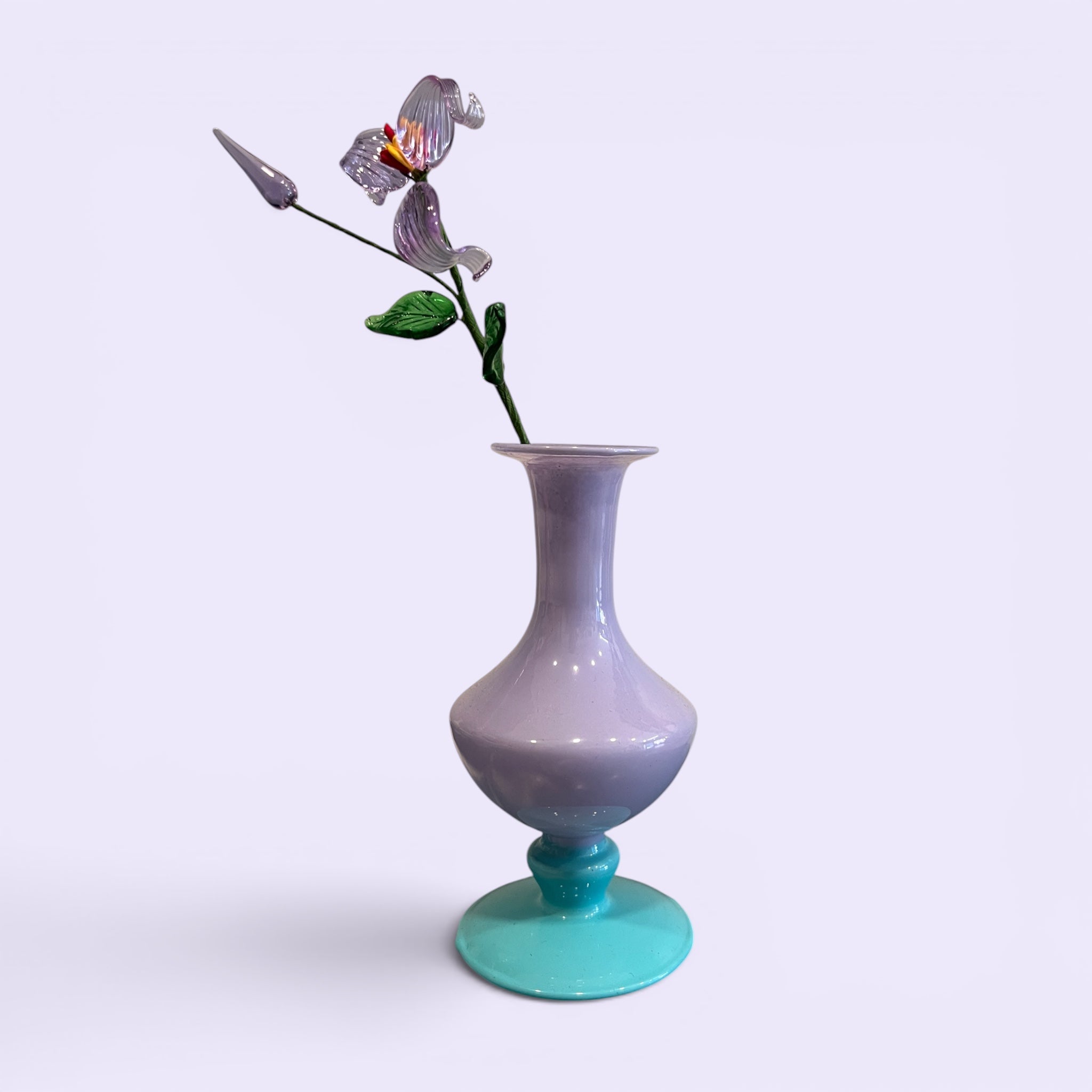 Petit vase en verre bicolore by Amabro