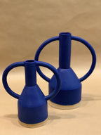 GRAND VASE DOUBLE ANSES BLEU COBALT by SOPHIE ALDA - photo 2