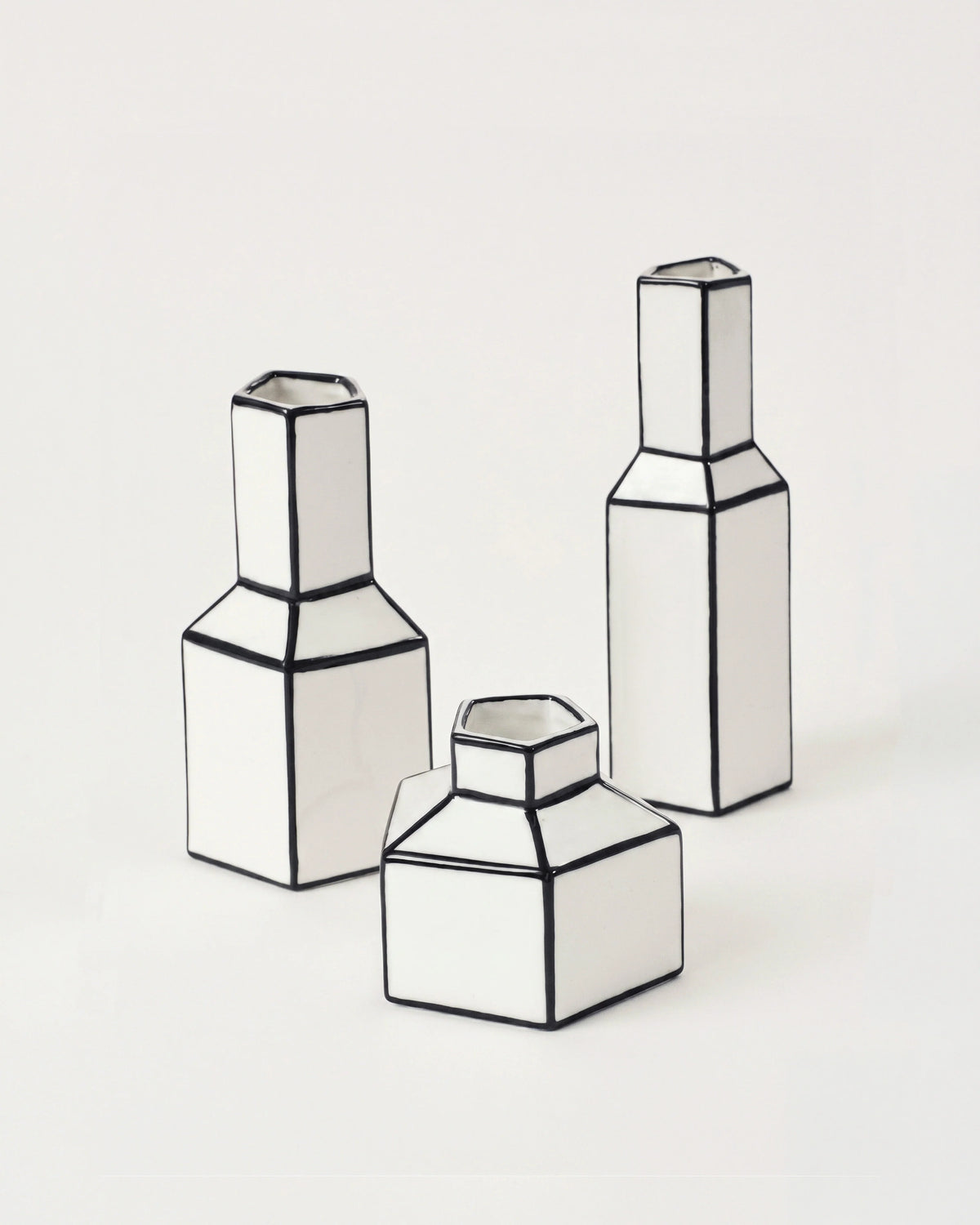 Trio de vases carte blanche by Annebet Philips