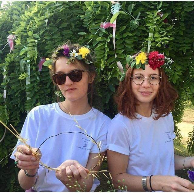 Festival Vie Sauvage — Bourg-sur-Gironde — couronnes de fleurs festival — Âme Bordeaux fleuriste