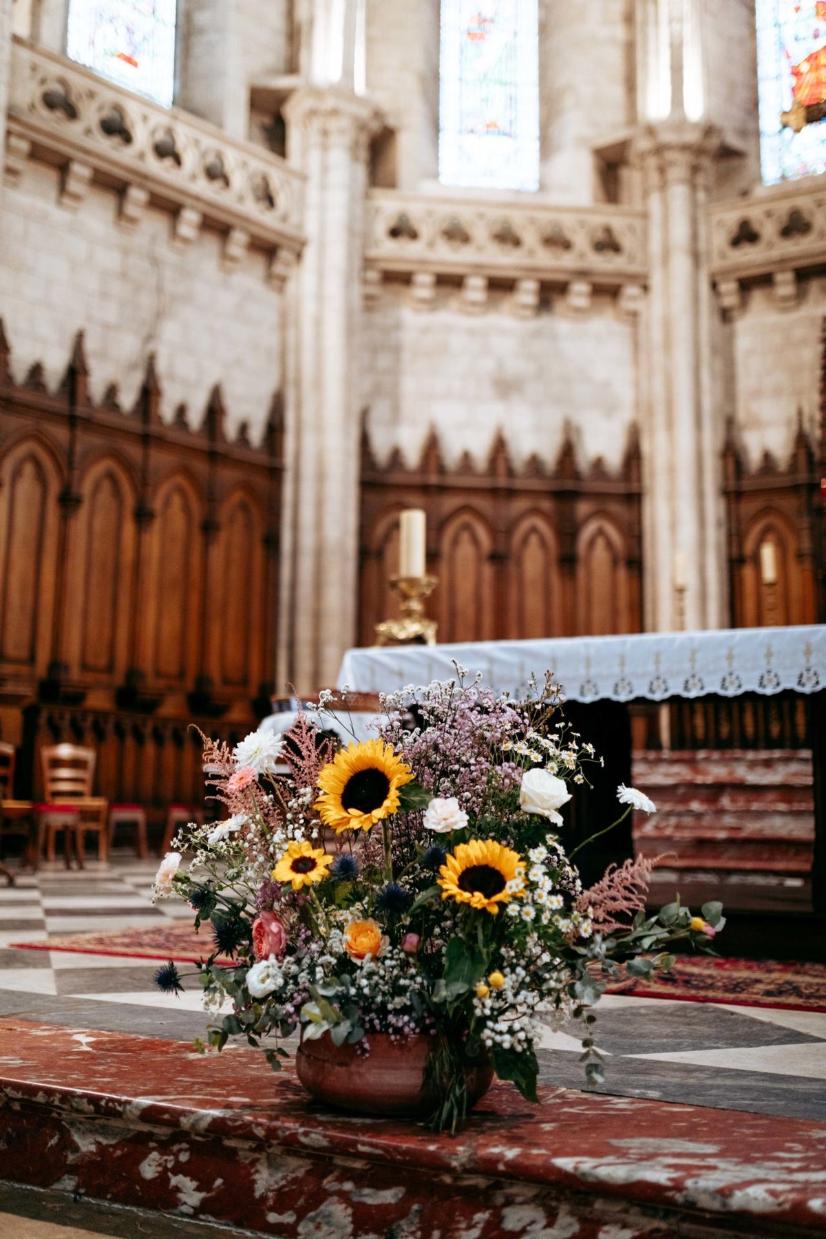 Mariage Âme Bordeaux — composition florale n°87 | ÂME Fleuriste Mariage Bordeaux
